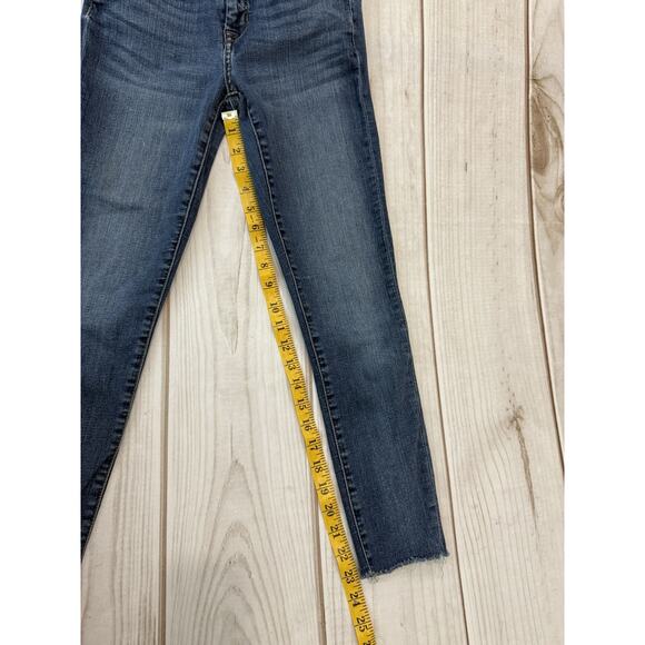 Banana Republic Women's Capri Jeans Medium Wash Petite 25/0 Stretch Denim Mid - Picture 3 of 8